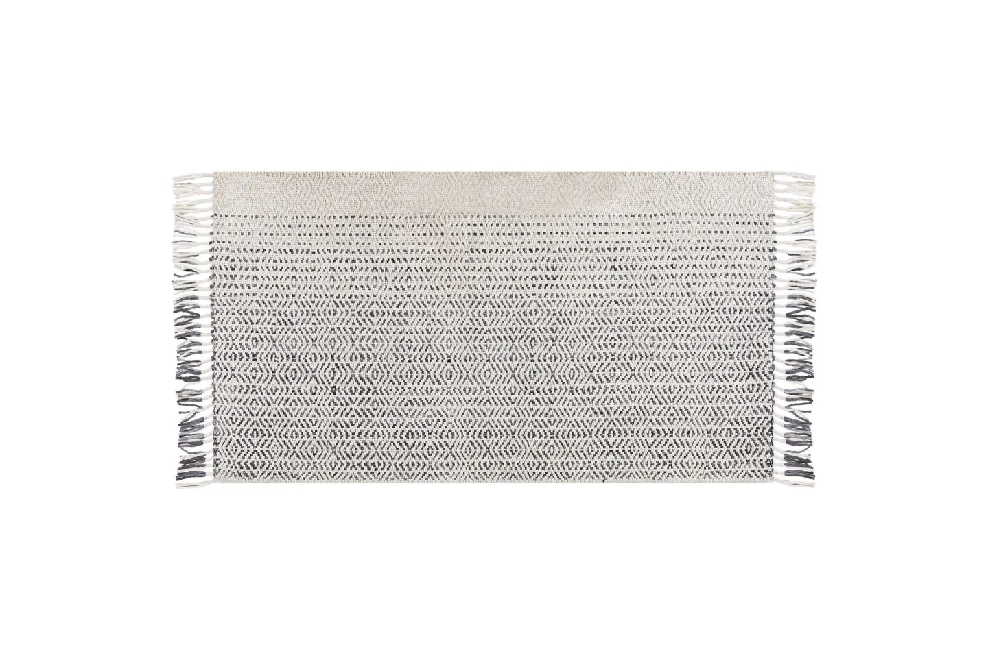 Omerli Ullmatta 80x150 cm - Svart/Vit