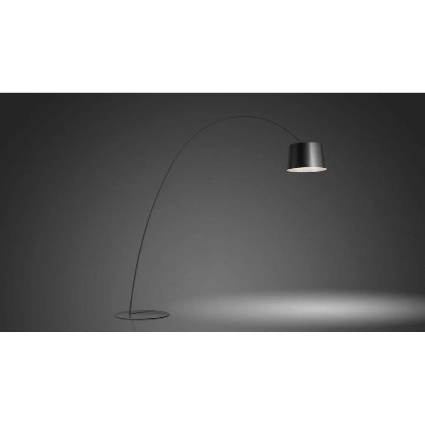 Twiggy Elle Stehleuchte Tunable White Graphite - Foscarini - Wohnzimmer - Metall