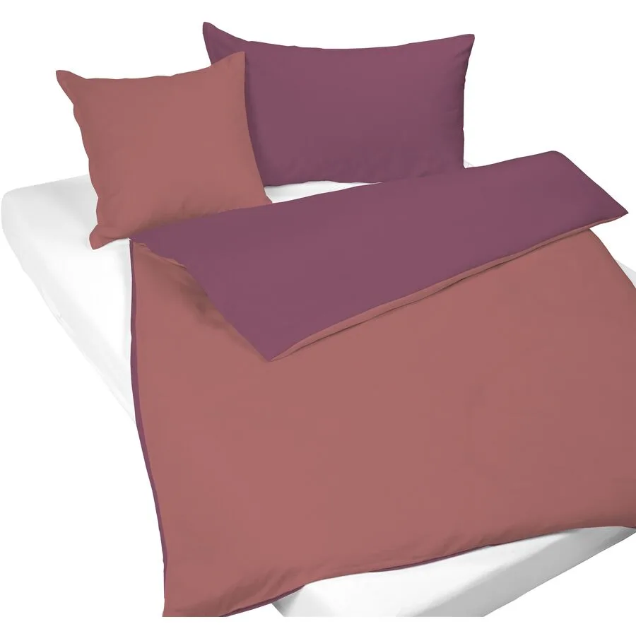 Nobilium Duvetbezug Mia rosenholz/mauve 240 x 240cm