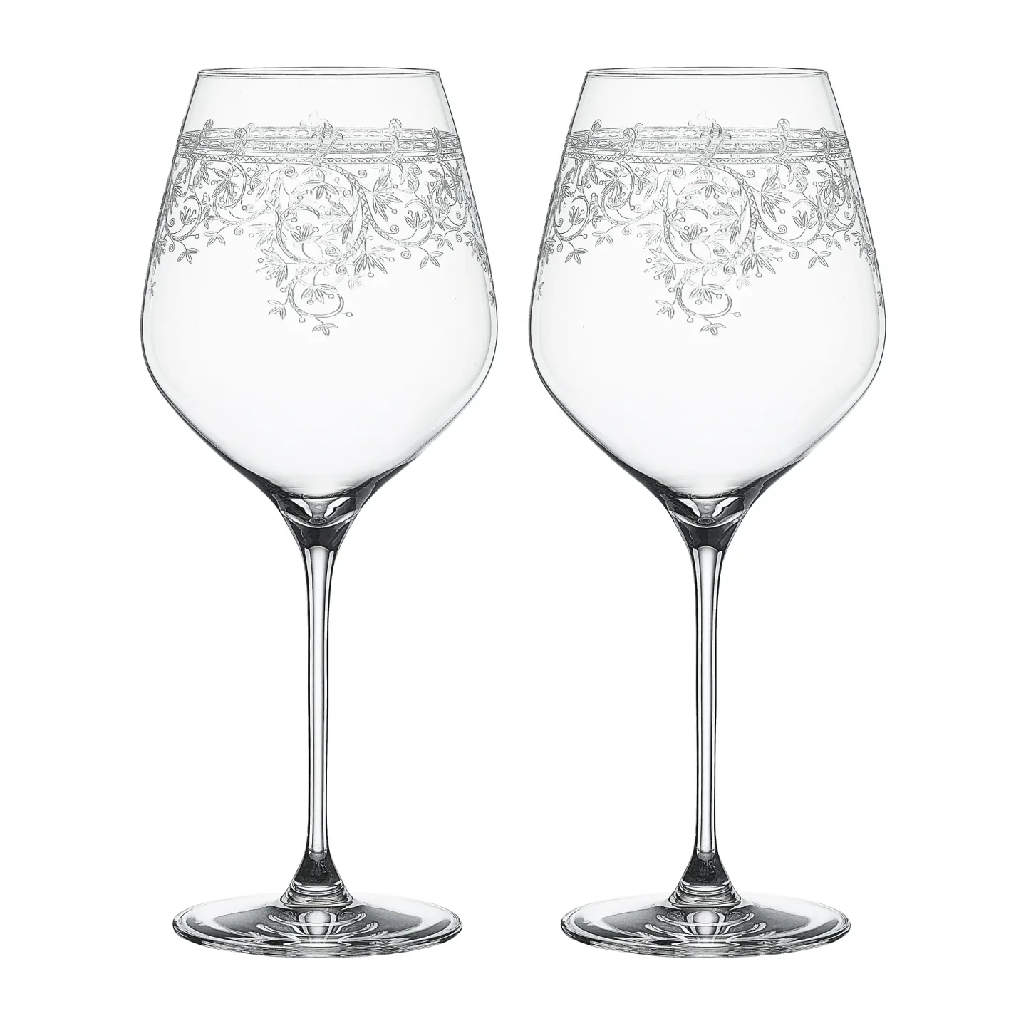 Spiegelau Arabesque Burgunder Rotweinglas 84 cl 2er-Pack Klar