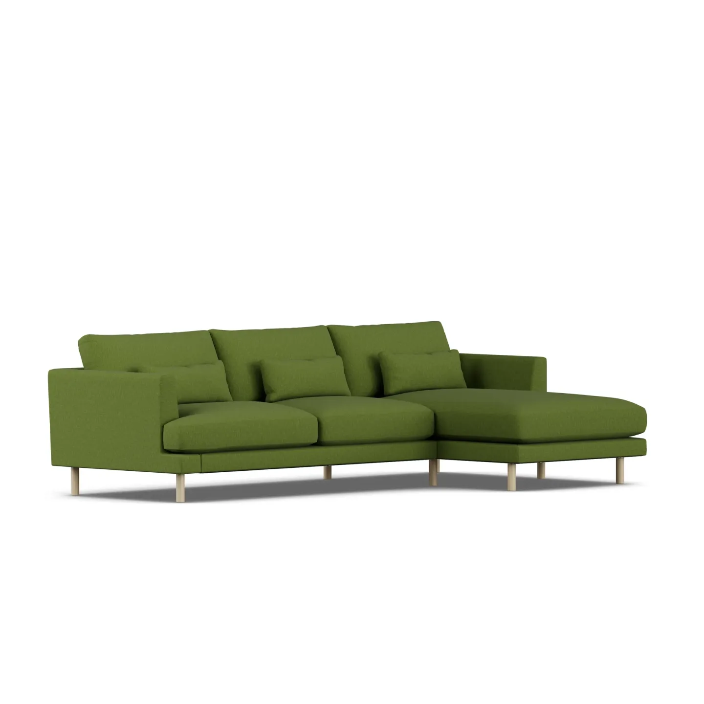 1898 Bredhult Sofa Luiza Green 3975-Eiche weiß geölt, 2,5-sitzig C1
