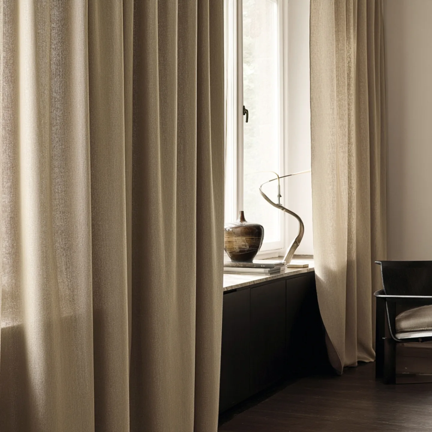 Gardiner - Lingardin Melania (brun) (Størrelse: 140 x 250 cm)