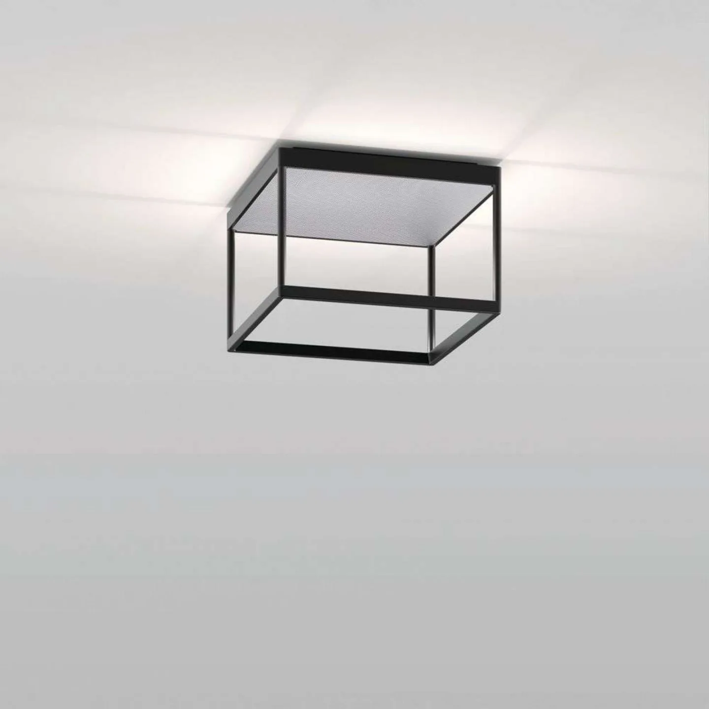 Reflex 2 LED-Deckenlampe, schwarz/silber - Serien Lighting - Wohnzimmer - Aluminium