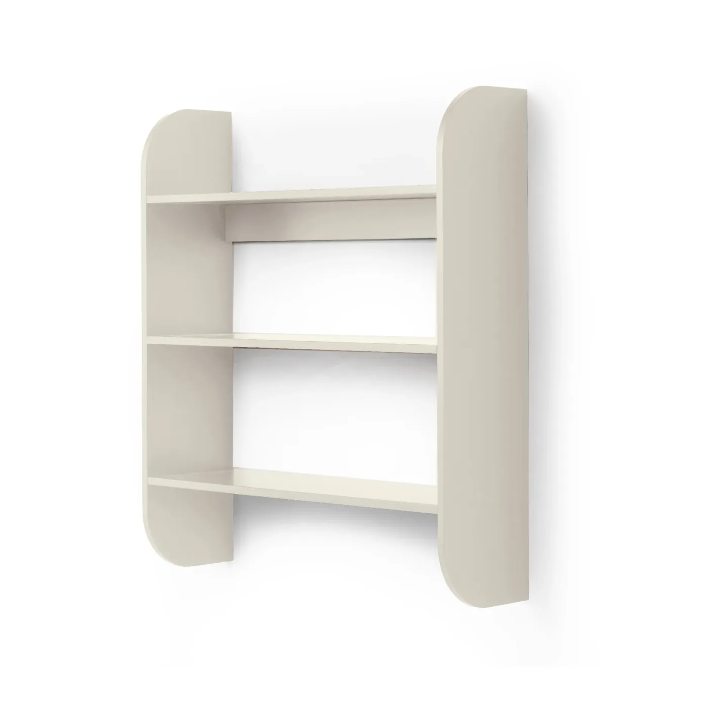 TÔNN furniture Strapats vägghylla 62x73,6 cm Off-white