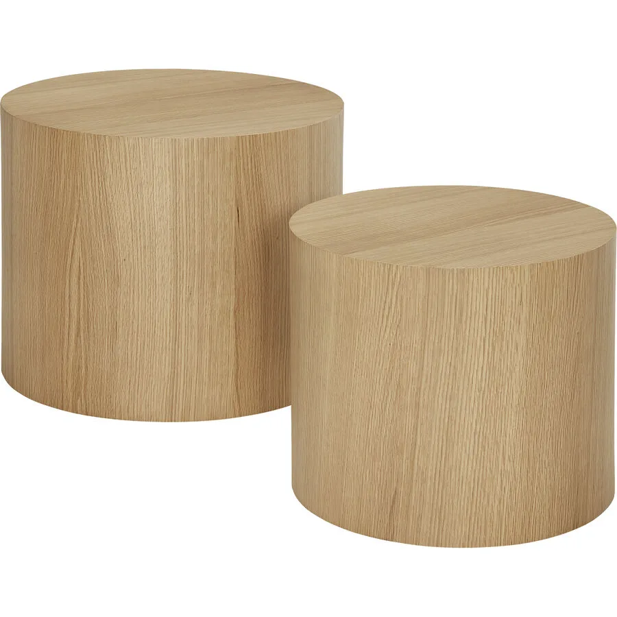 Beistelltisch Eric eiche hell Holzwerkstoff B 48 H 38 cm