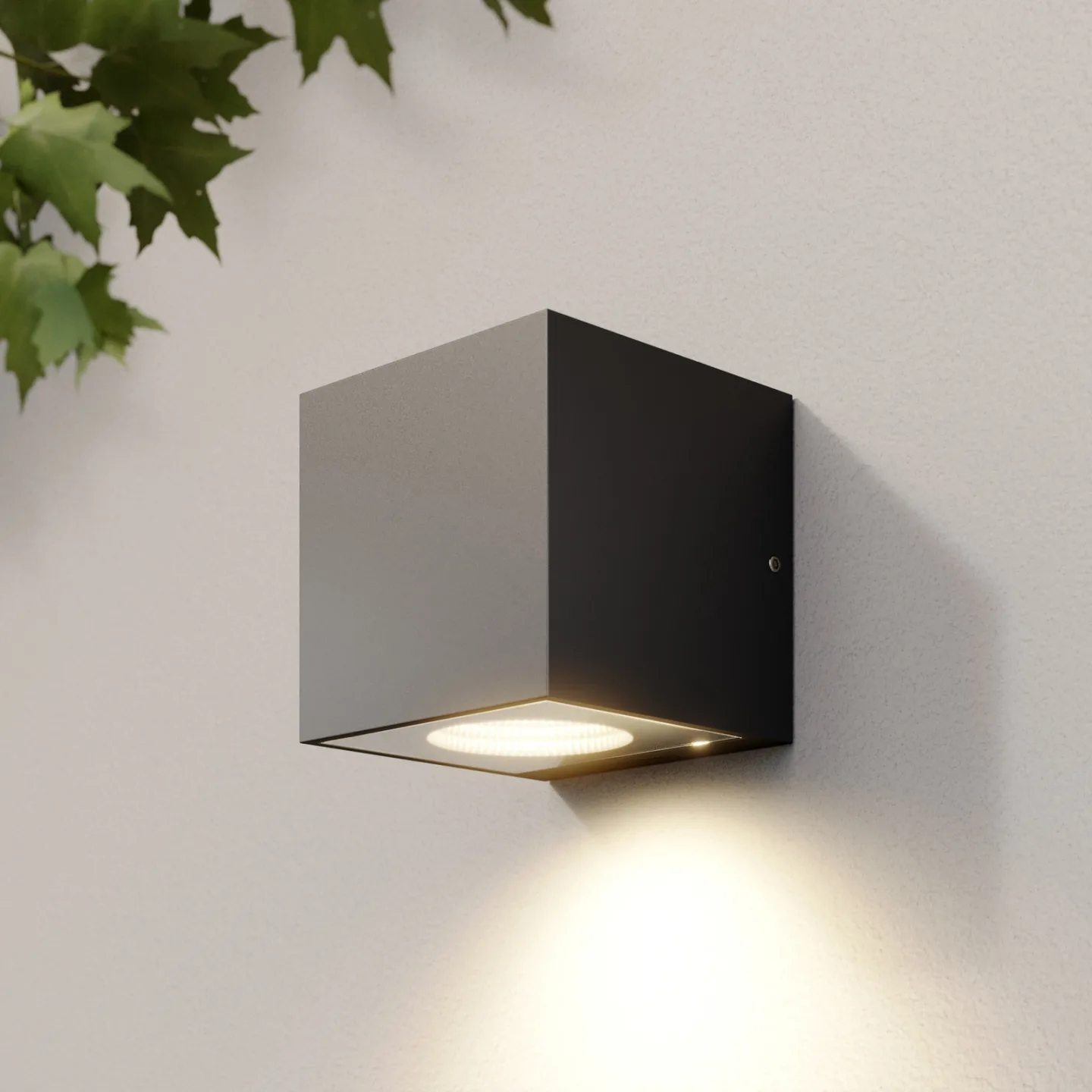 Tassnim Down Außenwandleuchte Graphite - Arcchio - Terrasse - Modern - Metall - Eckig