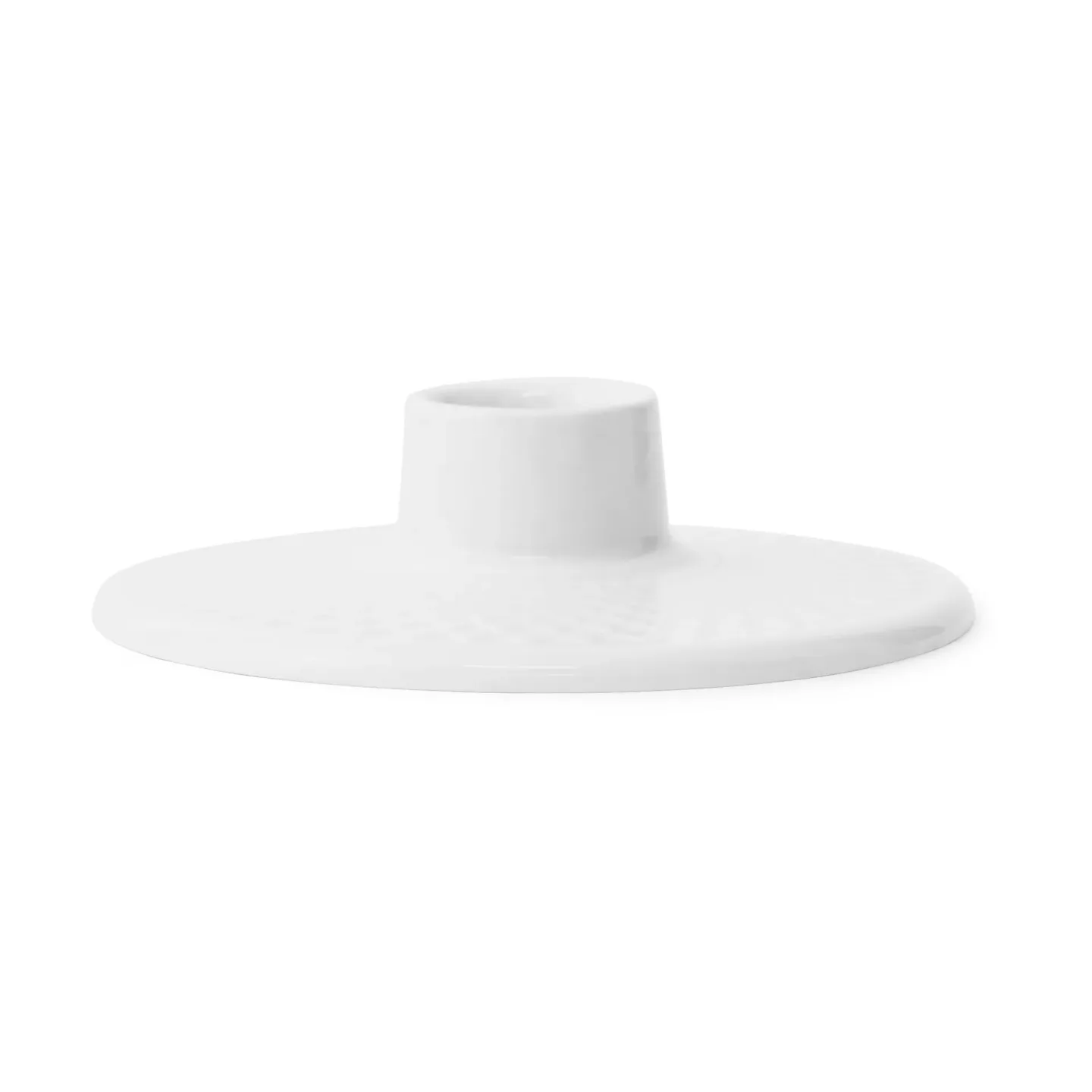 Lyngby Porcelæn Rhombe Kerzenhalter 3cm weiß