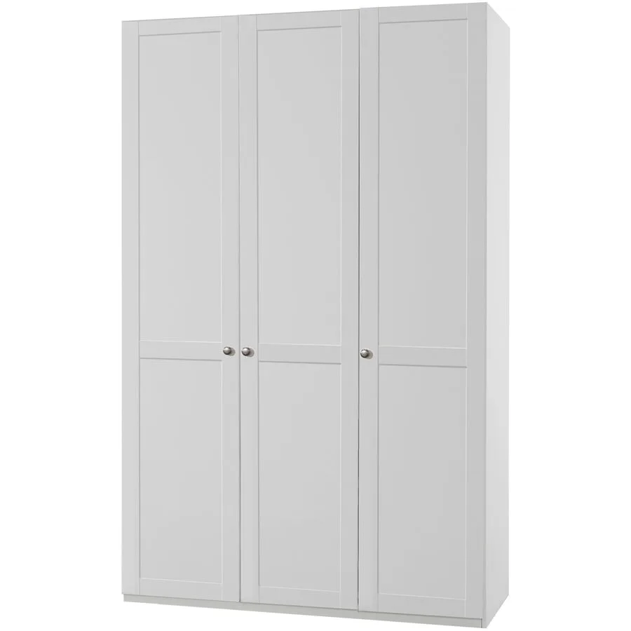Kleiderschrank Heike weiss Holz B 135 cm