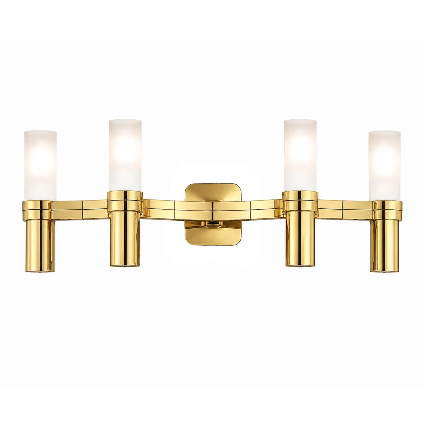 Nemo Lighting - Crown 4 vägglampa guld - Vägglampor - Jehs + Laub - Guld - Glas/Metall