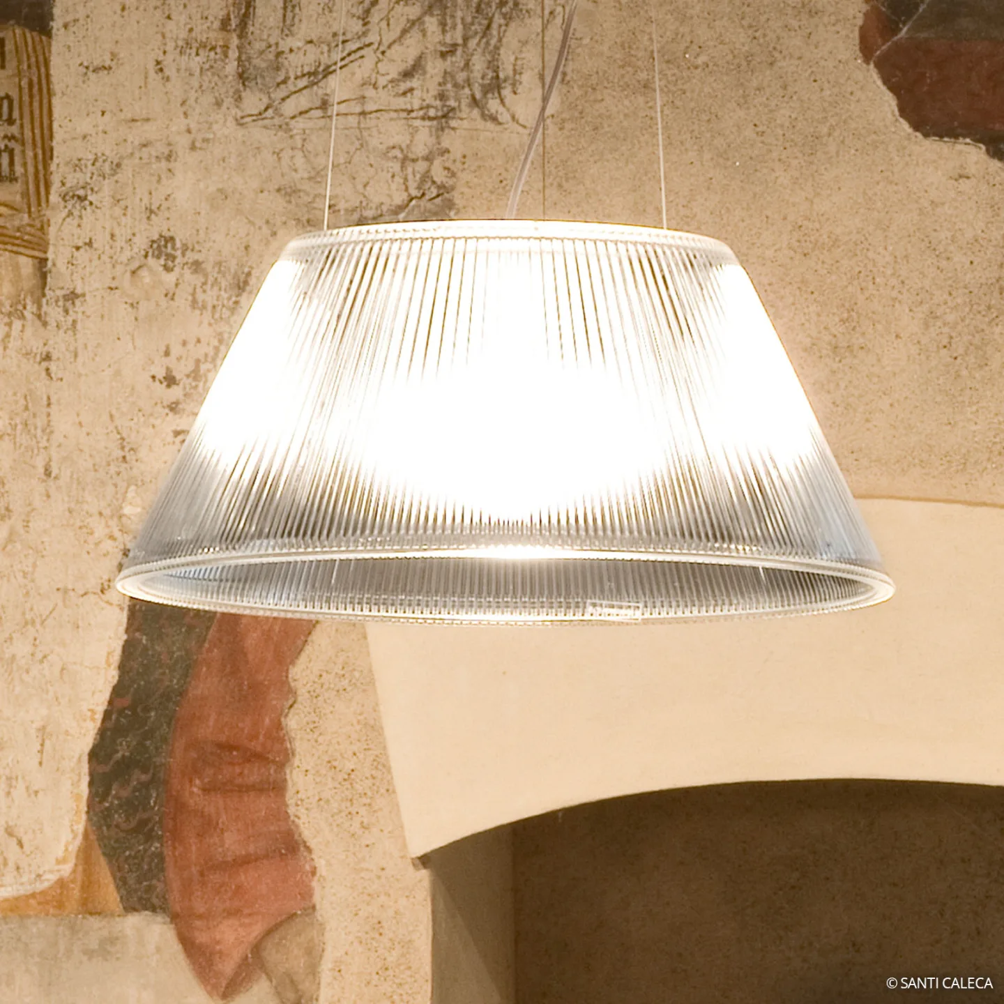 Romeo Moon S2 Pendelleuchte - Flos - Wohnzimmer - Design - Glas - Einflammig