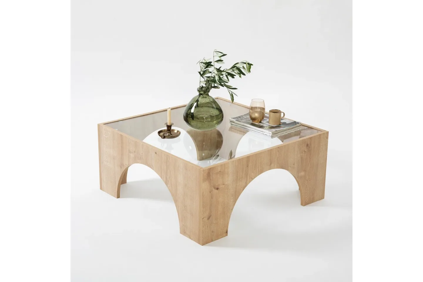 Lowan Soffbord 80 cm - Ek