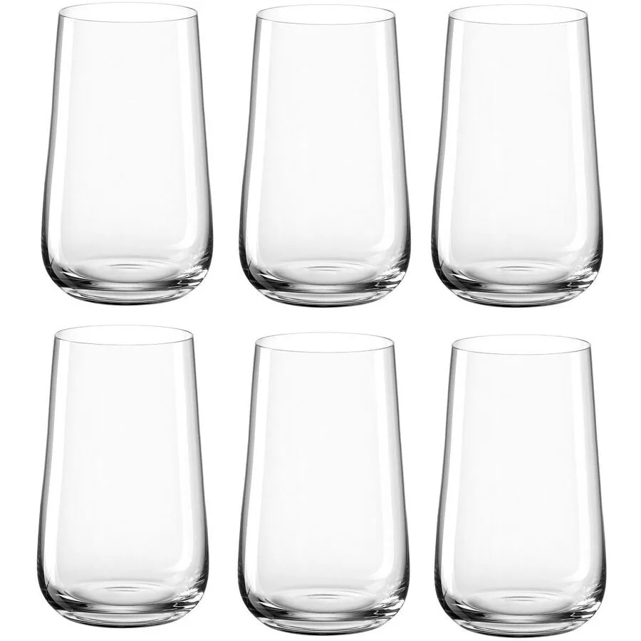 Longdrinkgläser-Set Leonardo Transparent Glas 0.53 l - Material: Kristallglas