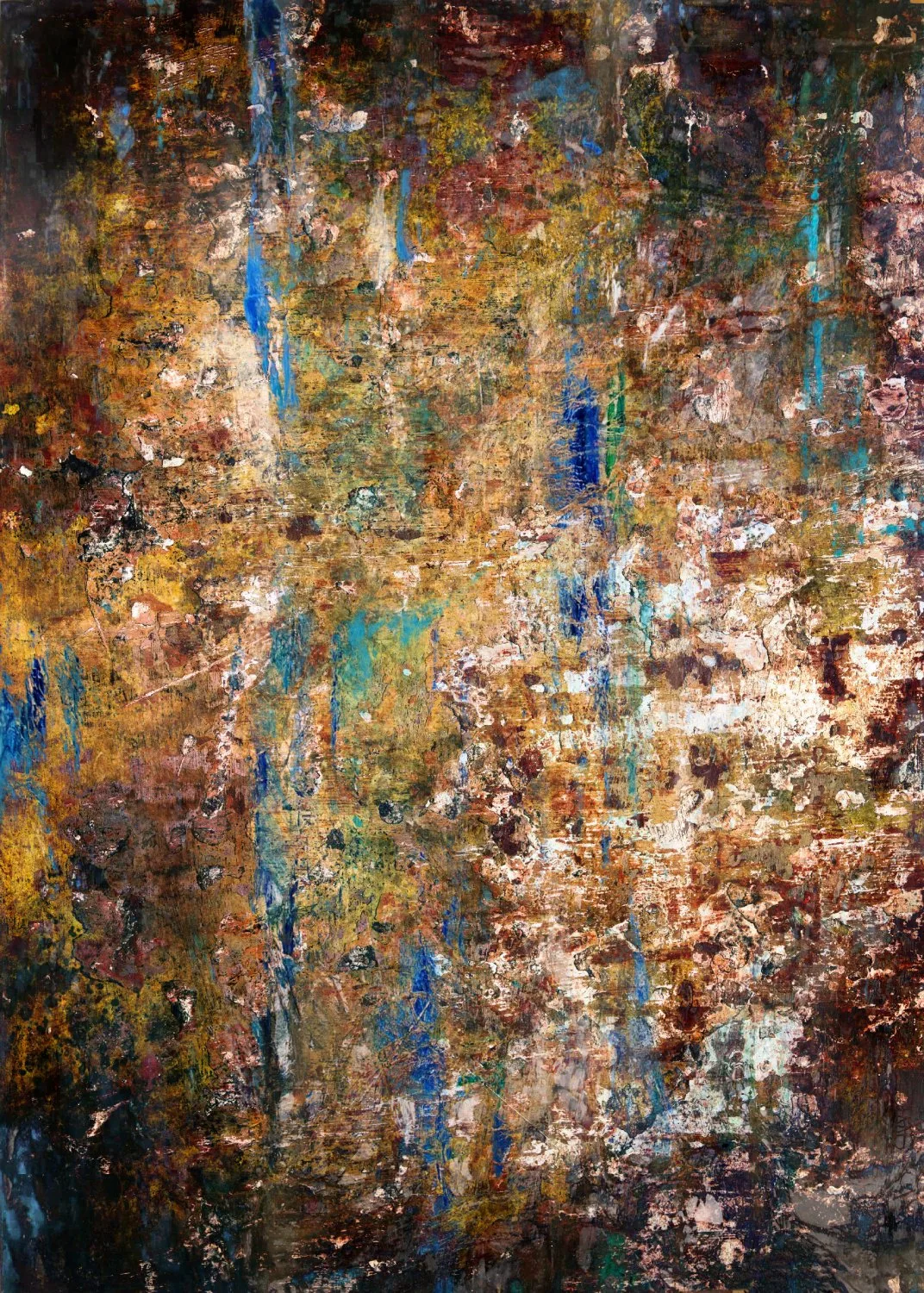 Wilton-teppe - Trepito (brun/blå/multi) (Størrelse: 200 x 280 cm)
