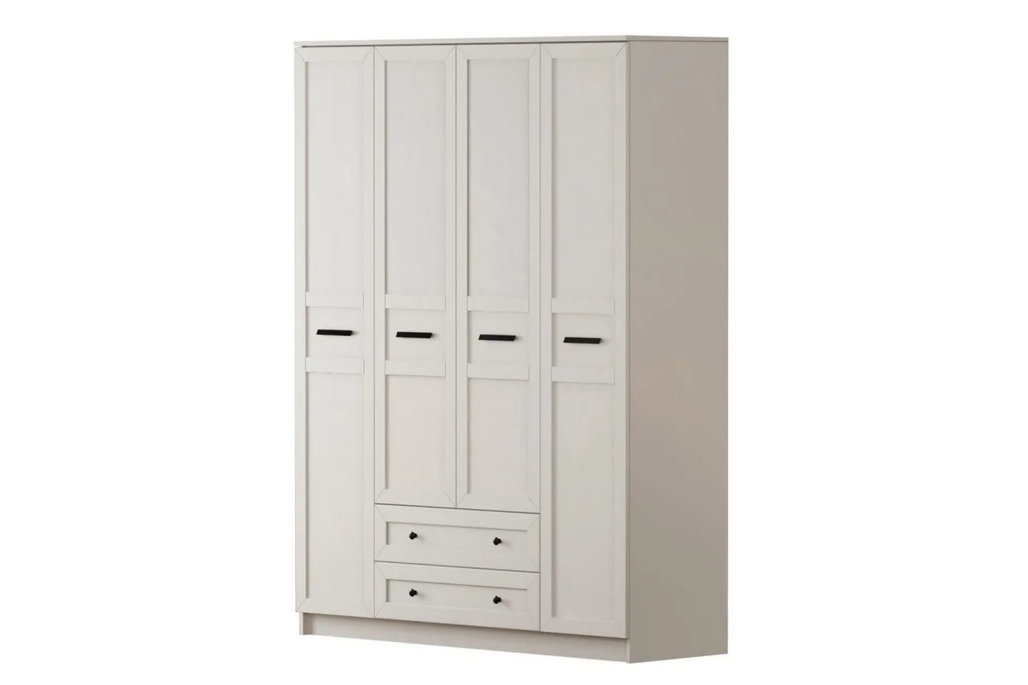 Meyra Garderob 140x210 cm - Vit