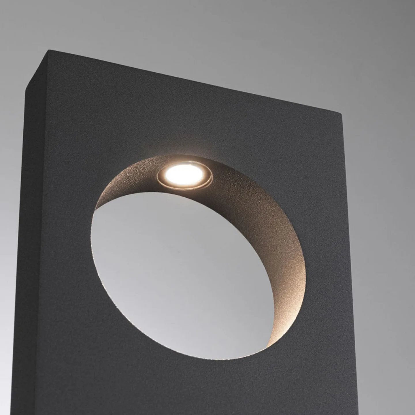 Ivo Garten Leuchte Alu/Grau - Paulmann - Modern - Metall - Einflammig