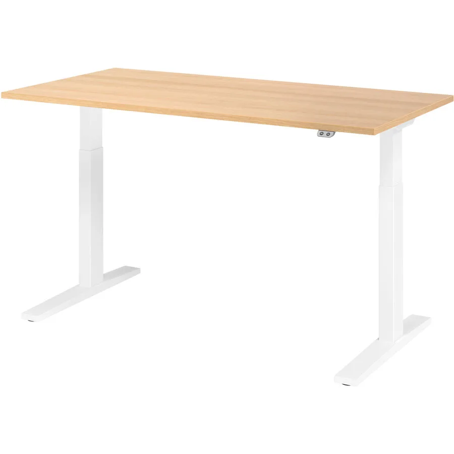 Schreibtisch Office eiche Holzwerkstoff B 160 T 80 cm