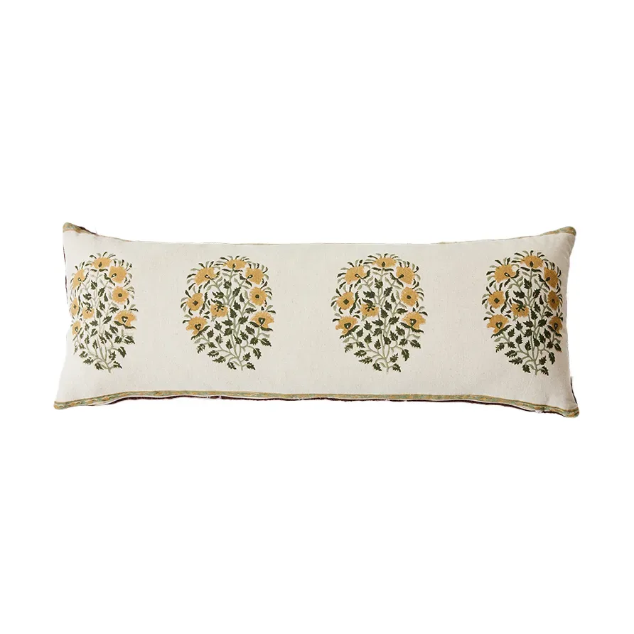HKliving Farmhouse Kissen 30x90 cm Beige