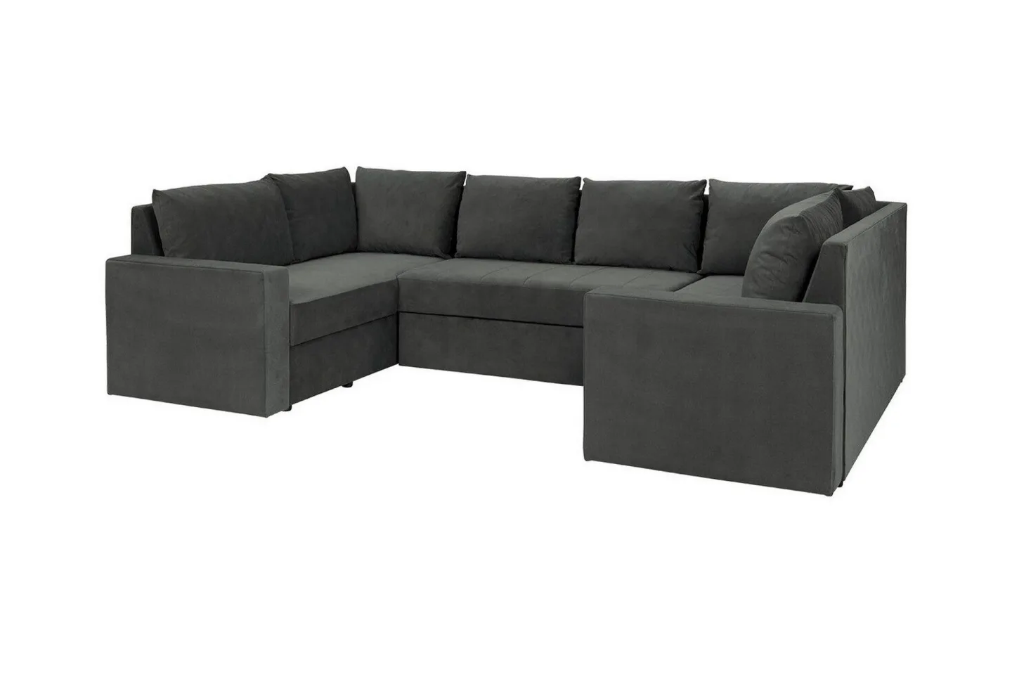 Staffin 4-sits Hörnbäddsoffa Dark grey -