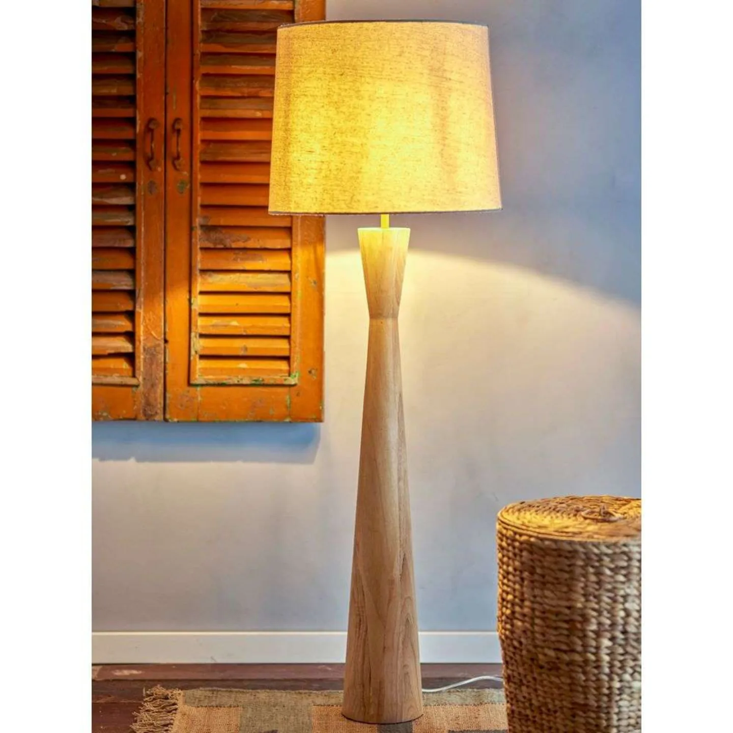 Leonor Stehleuchte Nature - Bloomingville - Wohnzimmer - Holz