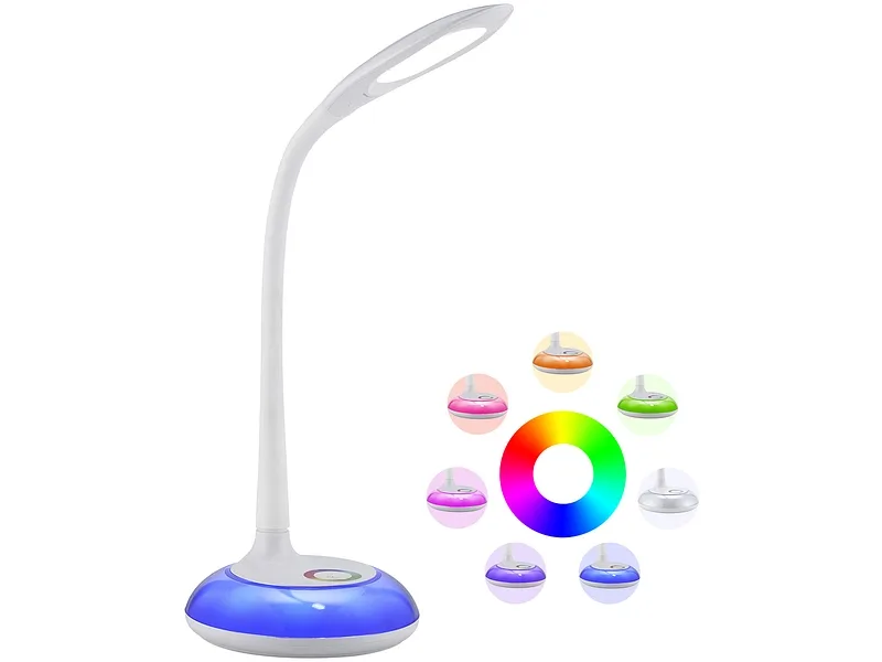 Bürolampe LED RAINBOW 59cm 60W weiss