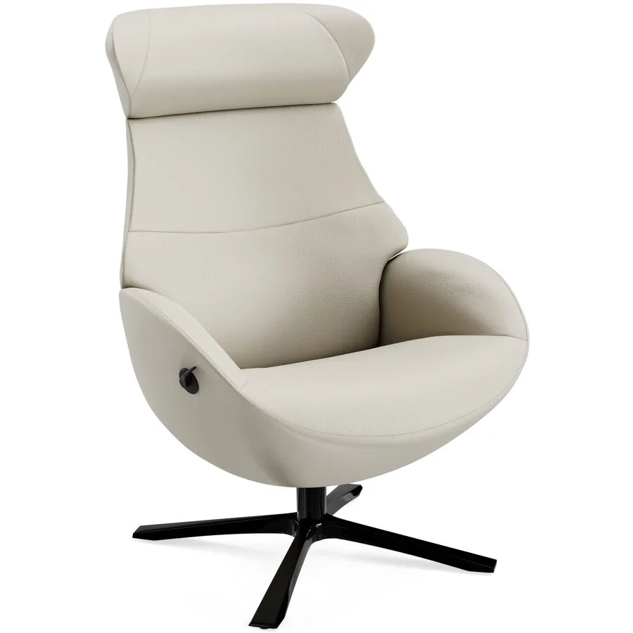 Conform Relaxsessel Daja beige/taupe Leder T 163 B 81 H 110 cm - Möbel Konfigurator: Traummöbel individuell zusammenstellen