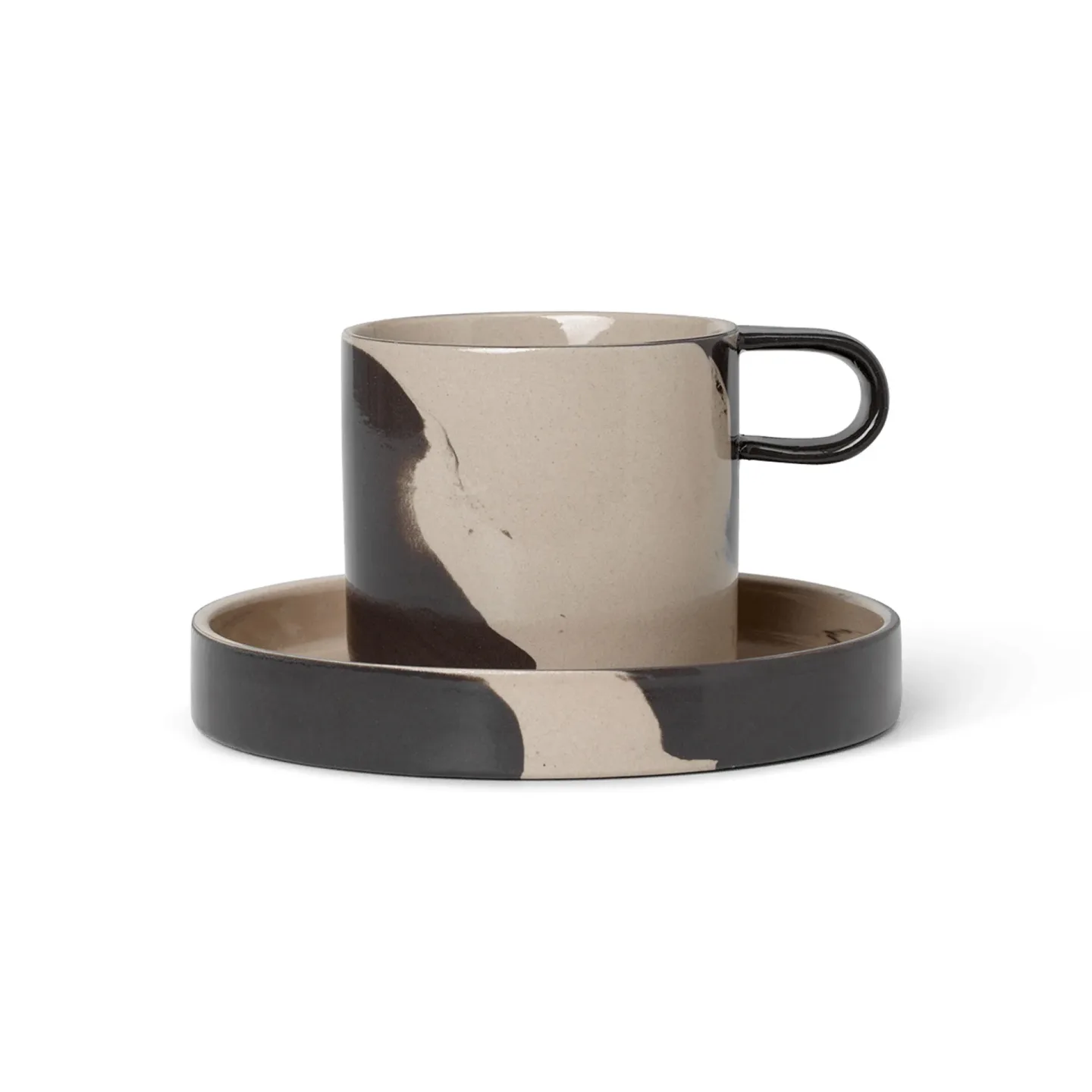 Ferm Living Inlay Tasse Sand-brown