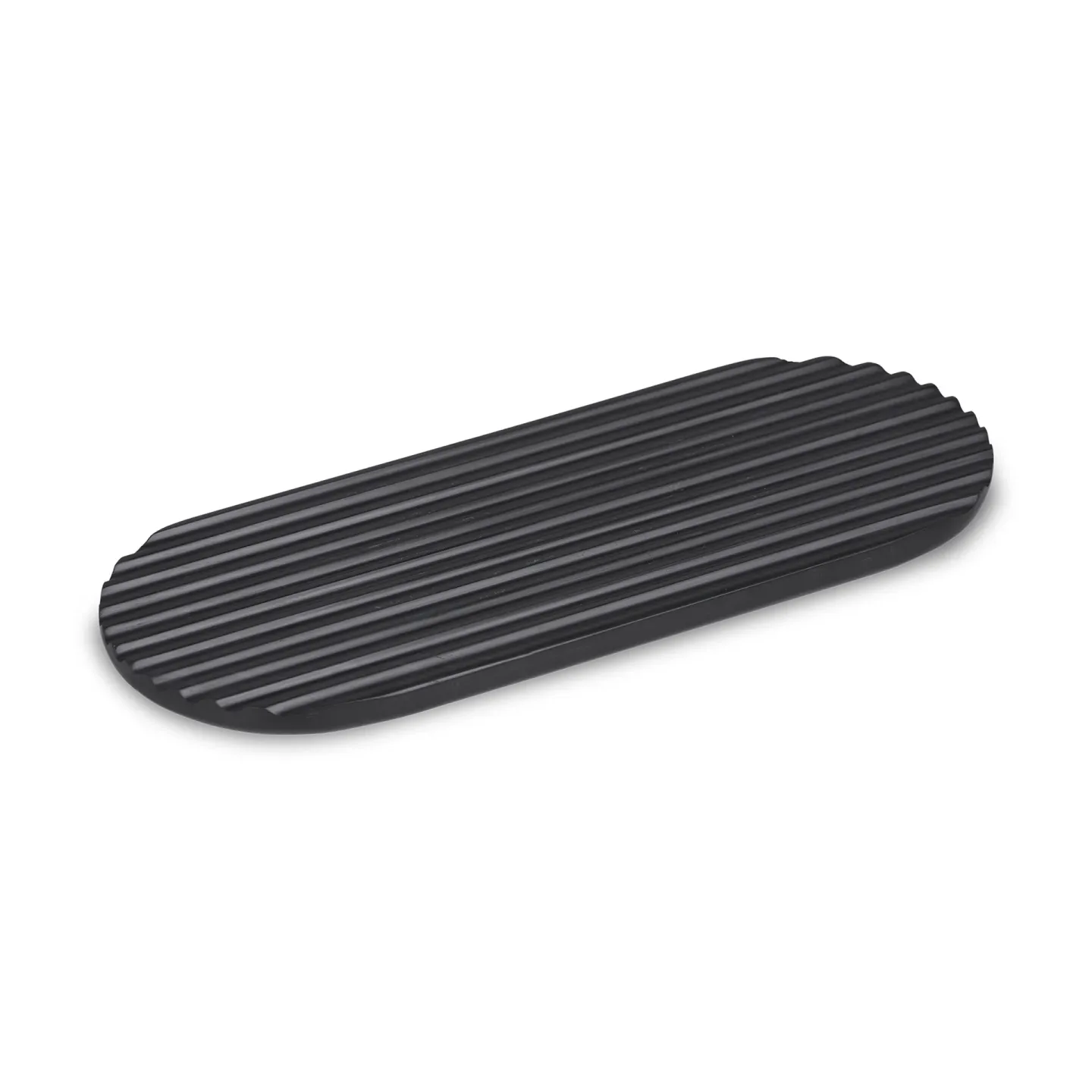 Northern Podium Tablett 40cm Black basalt stone