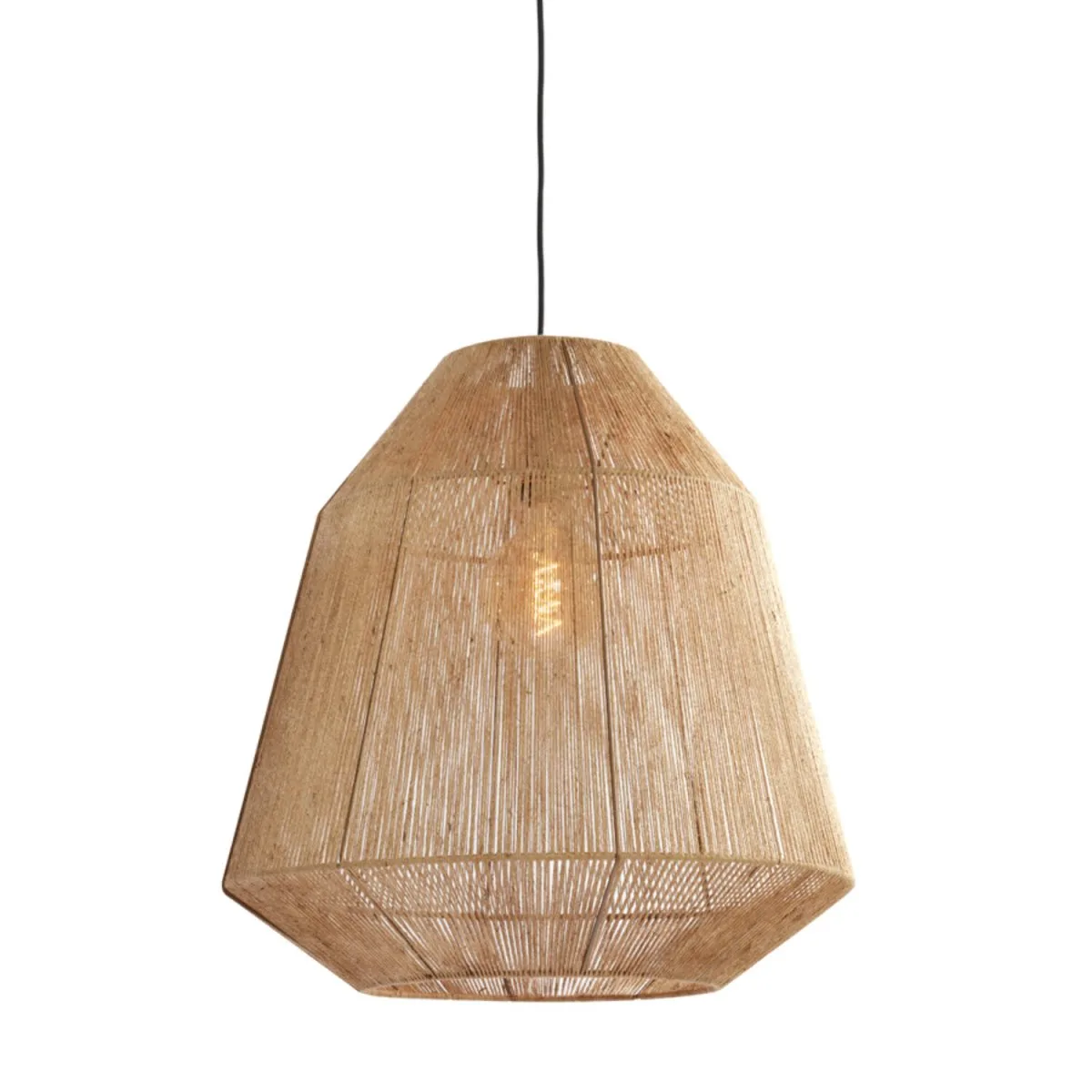 Light & Living - Malva Ø60 - Taklampa - Natur
