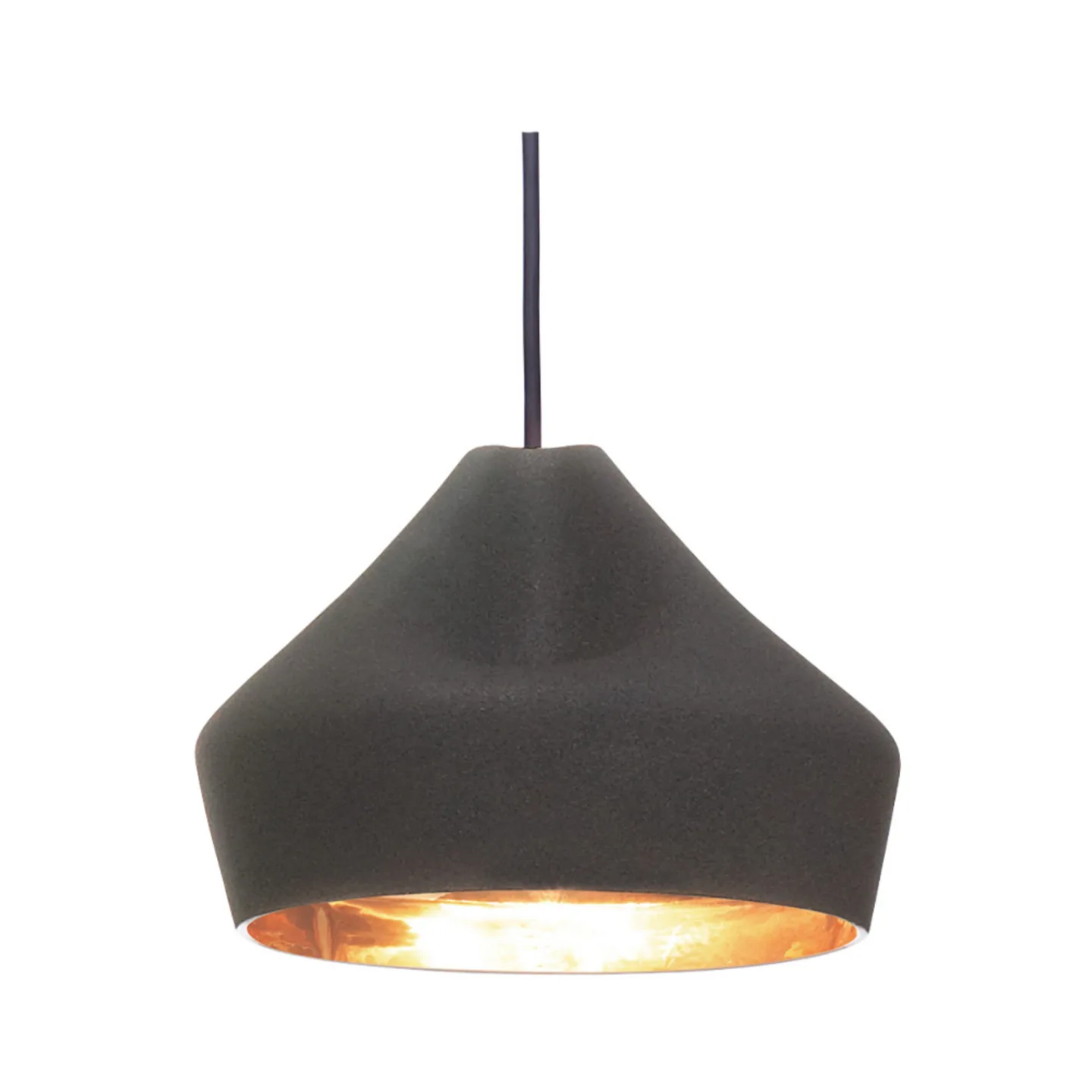 Pleat Box 24 LED Pendel Svart/Guld - Marset - Stue - Keramikk