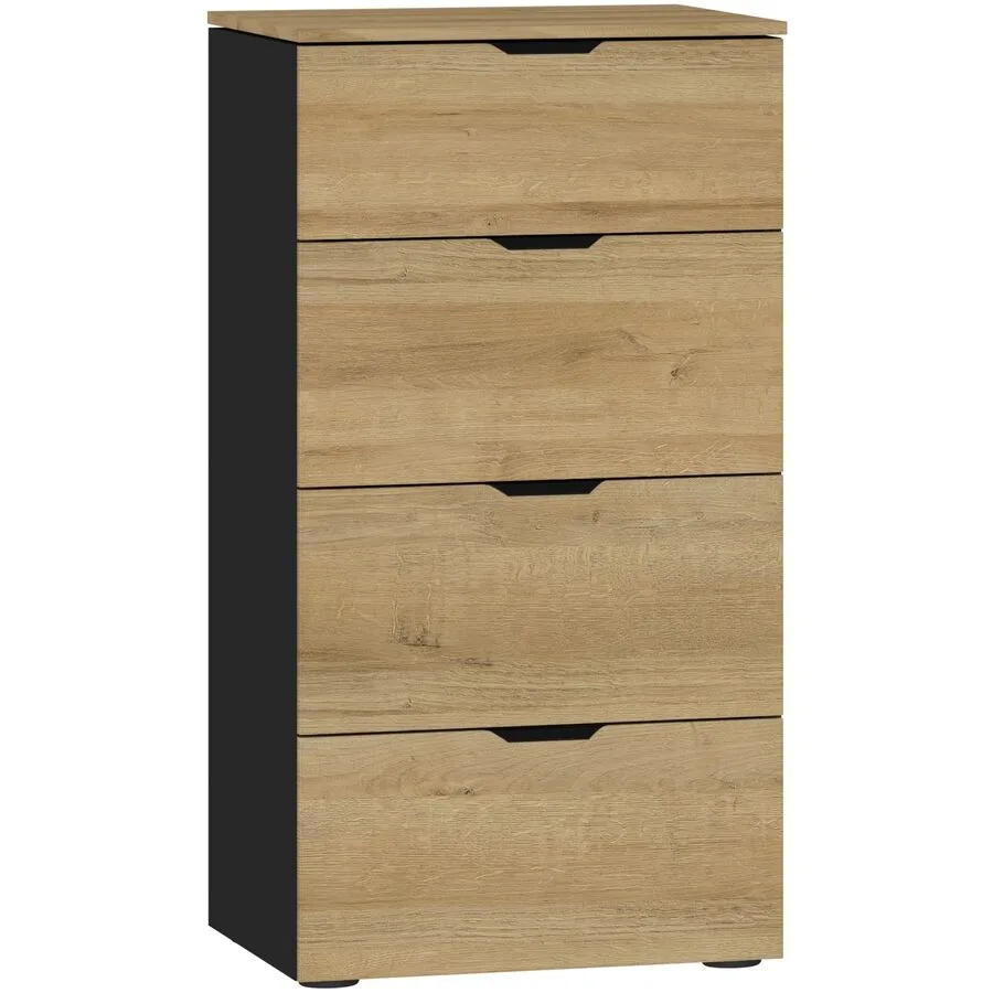 Kommode Arena Beimöbel Eiche Dekor Holzwerkstoff B 45 H 87 cm