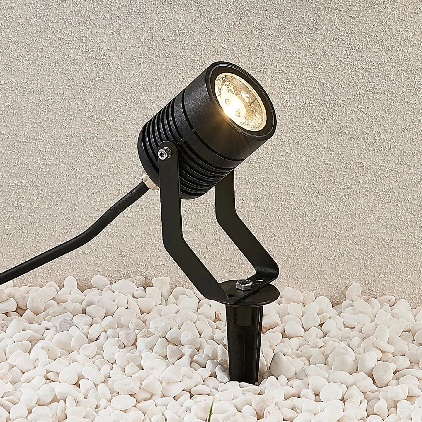 Maris LED Außen Spot w/Spike IP65 Black - Lindby - Modern - Metall - Rund