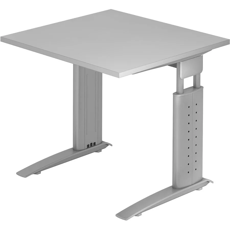 Schreibtisch Office grau Holzwerkstoff B 80 T 80 cm