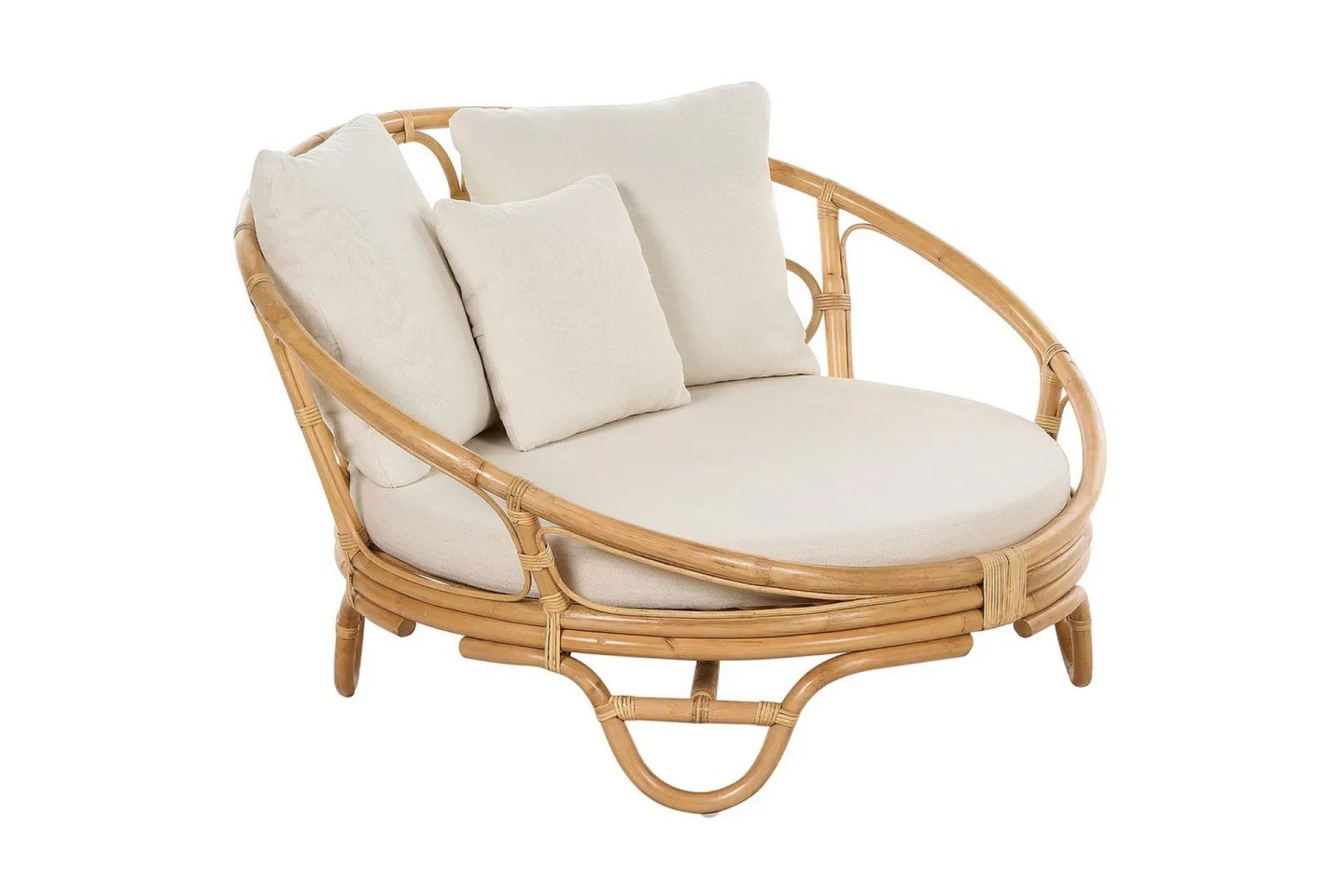 Solstol Rossano - Naturligt, beige