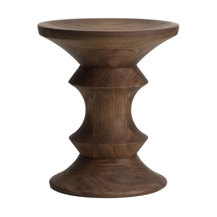 Vitra Eames Stool sittpall model C Dark walnut