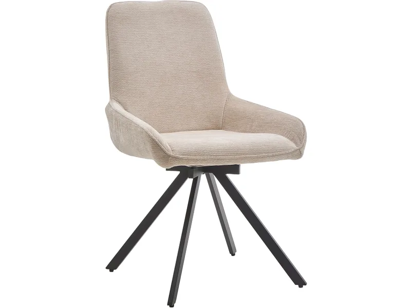 Stuhl BARRY Schaum beige drehsitz