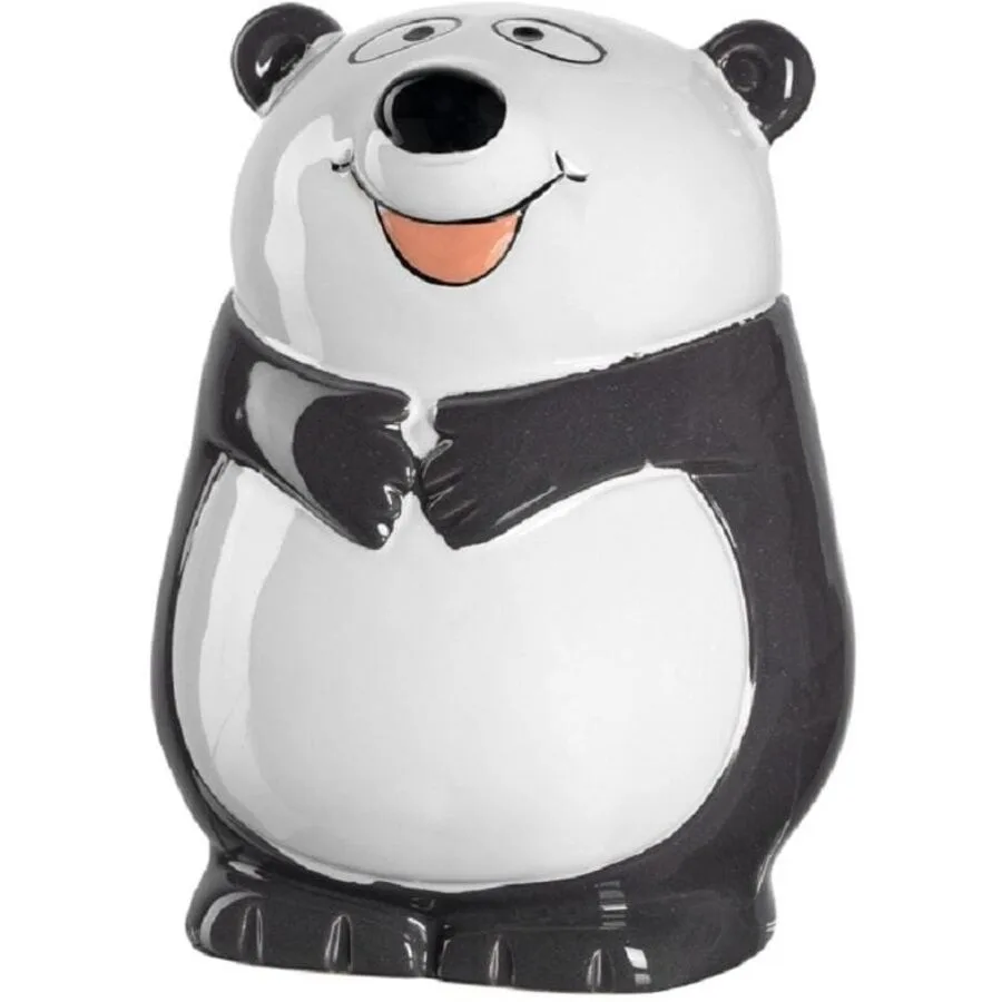 Kinderzubehör Leonardo schwarz/weiss Steingut B 9 cm
