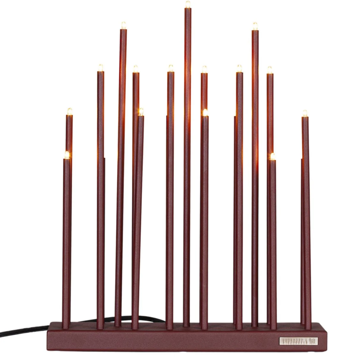 SMAK Design - Elflugan - Adventsljusstake - Oxidröd