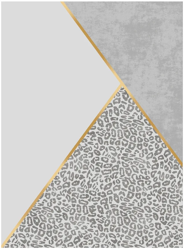 Wilton-teppe - Granada (grå/gull) (Størrelse: 200 x 280 cm)