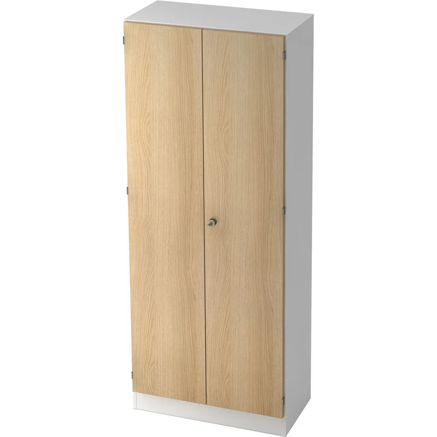 Garderobenschrank Office eiche Holzwerkstoff B 80 T 42 cm H 200.4 cm