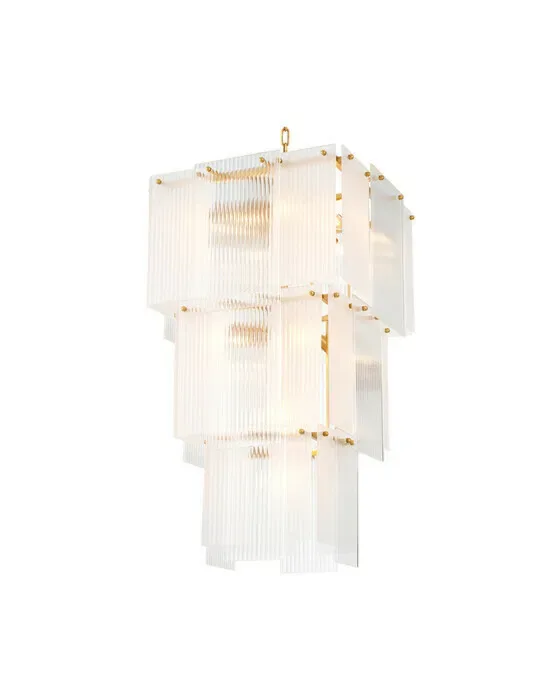Giardano Chandelier Antique Brass
