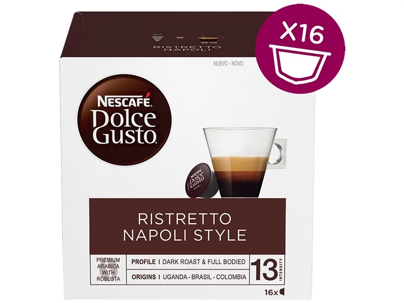 NESTLE DOLCE GUSTO Kaffeekapseln Ristretto Napoli StyleBrasilianisch / Kolumbianisch / Arabica / ROBUSTA