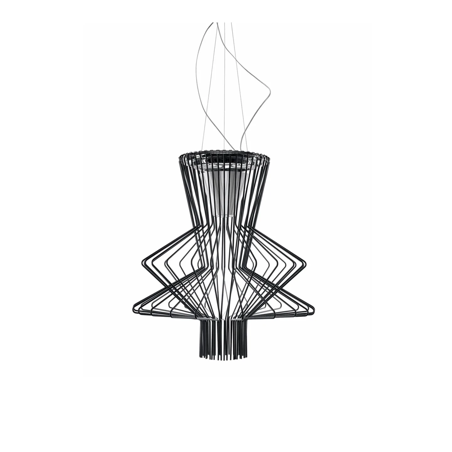 Foscarini - Allegro Ritmico Pendellampa, Ej dimbar, Kabel 490 cm - Pendellampor - Atelier Oï - Grå