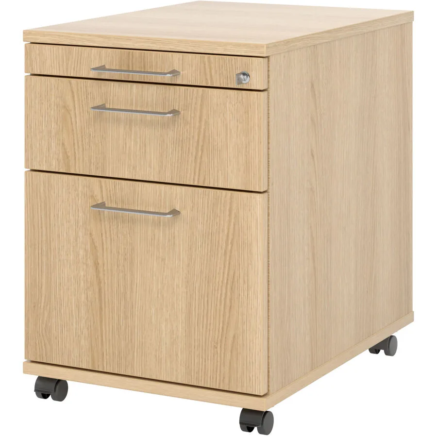 Rollcontainer Office eiche Holzwerkstoff B 42.8 H 59 cm