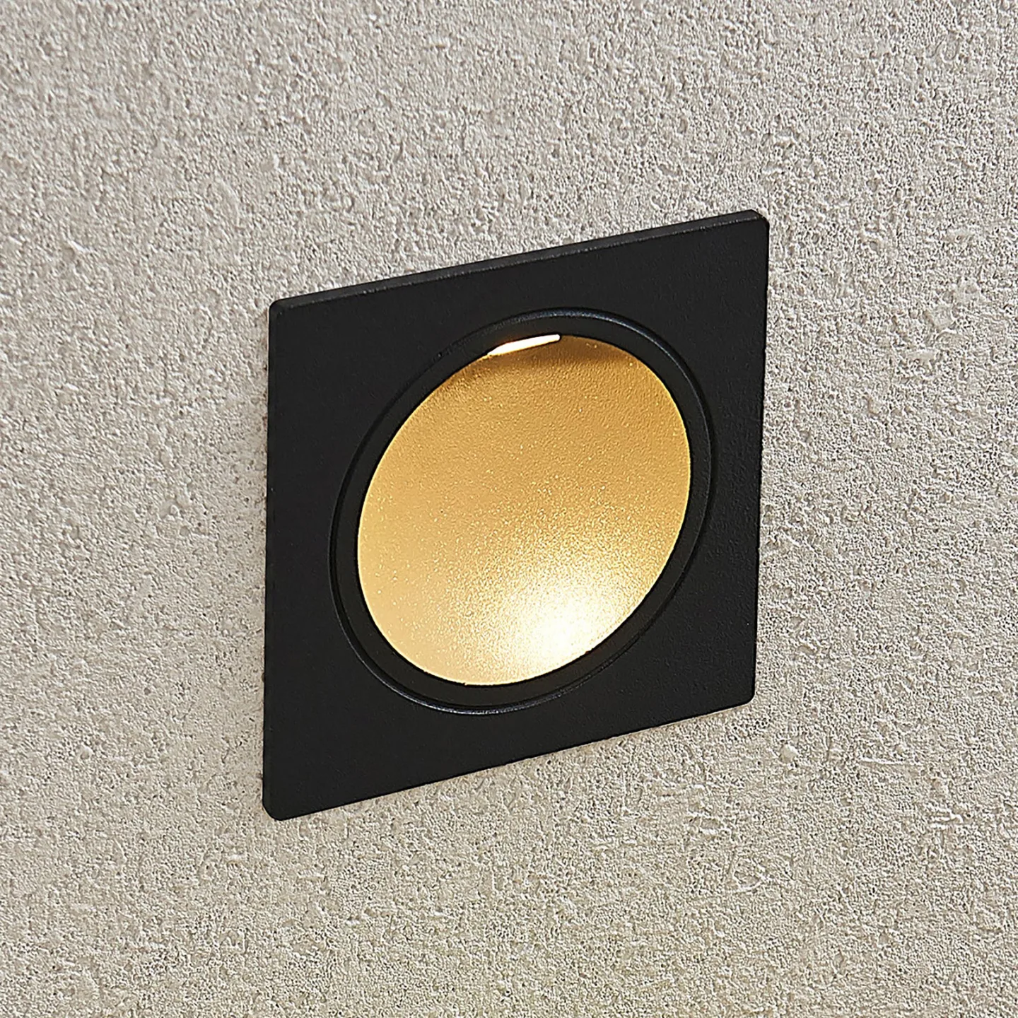 Pordis LED Udendørs Indbygningsvæglampe Dark Grey - Lucande - Moderne - Metal - Kantet