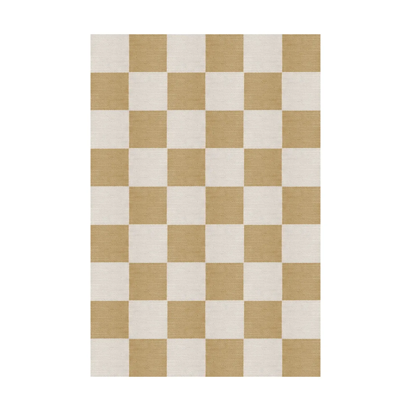 Layered Chess ullmatta Harvest yellow, 200x300 cm