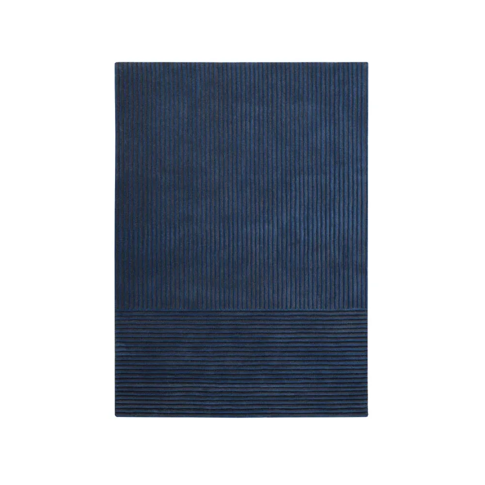 Kateha Dunes Straight matta Blue, 200x300 cm