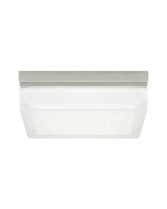 Boxie Flush Mount Satin Nickel Large