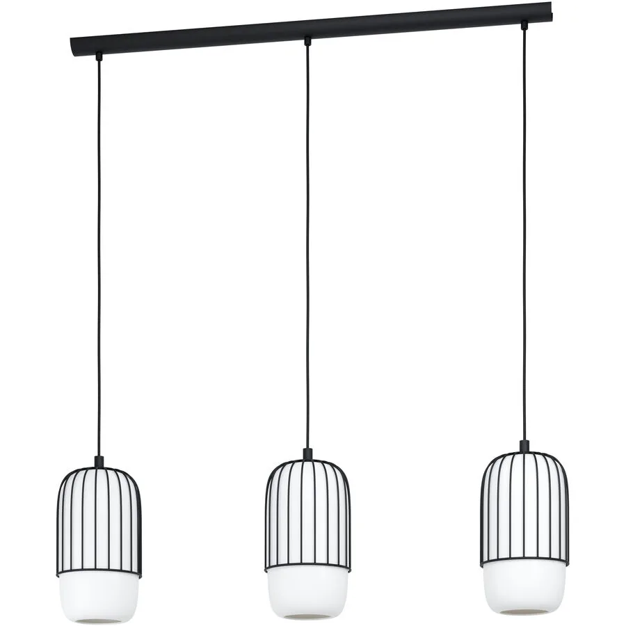 Eglo Pendellampe Muleges Schwarz Stahl 16 cm 110 cm