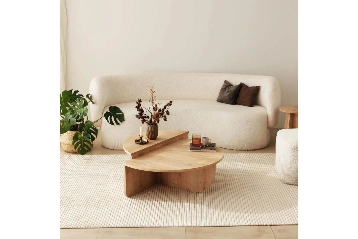 Louvrall Soffbord 90 cm - Ek