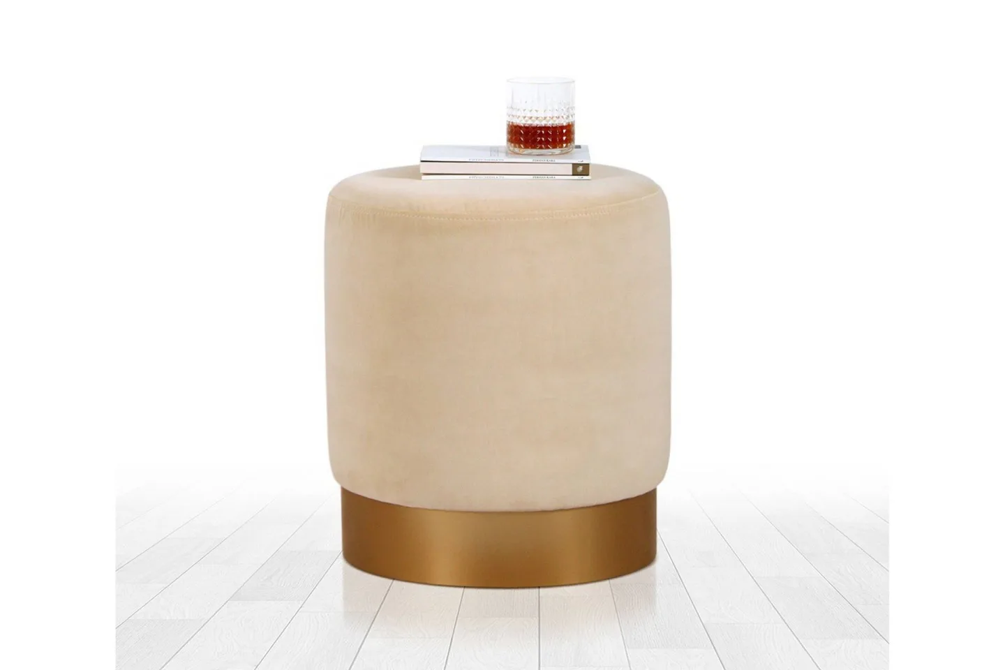 Owensboro Sittpuff 40 cm - Beige